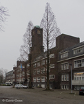 Hoofdgebouw St. Vincentius van rechts.
<br/>
Corrie Groen- Pickhard, 2015-01-25